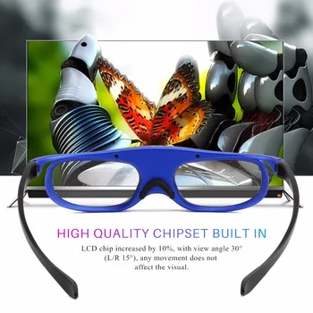 FORNORM Gs1000 батерия универсален DLP 3D очила с активен затвор 96-144Hz за Optoma BenQ Acer Viewsonic за Dell JmGO XGIMI 3DTV