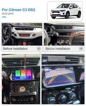Carplay For 2010 2011 2012 2013 2016 Citroen DS3, C3 Android Плейър GPS Navi Auto Audio Stereo Radio Recorder главното устройство