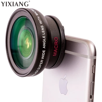 Нов HD 37MM 0.45 x супер широкоъгълен обектив с 12.5 x супер макрообъективом за iPhone 7 11 pro max Plus 8 X Samsung S6 S8 Note 4 Camera