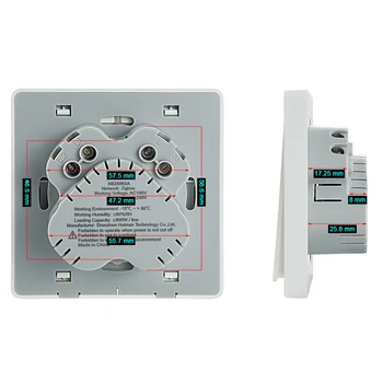 HEIMAN ZigBee Smart Switch Wall Neutralline live line APP Remote Control Light Wireless Switch For Smart home system Module