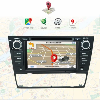 Eunavi 4GB 64GB 8 Core 1 Din Android 10 автомобилен радиоприемник за BMW E90/E91/E92/E93 3 серия мултимедиен плейър GPS навигация стерео DVD