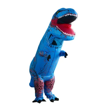Нова възрастен Надуваем костюм динозавър T REX Party Fancy Dress талисман cosplay Хелоуин костюм за мъжете жените бебе динозавър карикатура