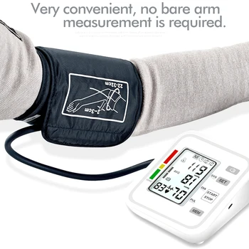 WOBIKE Arm цифрови следи кръвното налягане предмишницата пулс сфигмоманометр автоматично ад сърдечната честота на пулса тонометр тензиометр