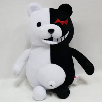 25 см Dangan Ronpa Super Danganronpa 2 Monokuma Black & White Bear плюшен играчка меко животно мека кукла за децата на Коледа Gif