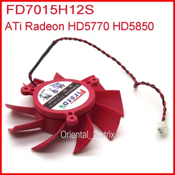 Безплатна доставка FD7015H12S 12 в 0.43 a 65 мм 39x39x39 мм за ATI Radeon HD5770 HD5850 HD5830 графични и видео карти фен