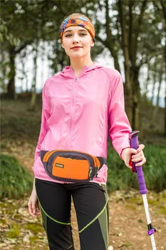 KUBUG жени талията Pakcs открит бягане ежедневна чанта на рамото Crossbody чанта за пътуване телефон пакет