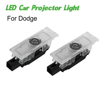 Led автомобилни стъкла светлини Auto Welcome Lamp логото на лазерен проектор осветление призрак любезното съдействие на емблемата на Luces за Dodge Challenger-2018
