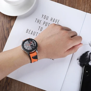 Гумена каишка 22мм за часа каишка за Samsung Galaxy Watch 46 мм / Gear S3 Frontier Carbon силиконов маншет за Huawei Watch GT 2д колан