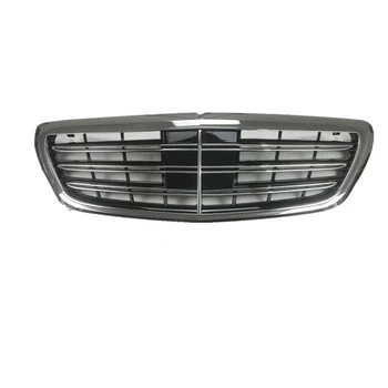 За Mercedes-Benz S-Class W222 S65 S300 S400 S500 ABS пластмаса предната Централна решетка Sytle Car Styling Middle Grille to S65 AMG
