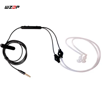 WZJP Top Quality In-ear Radiation Protection Tactical hunting Earphone ушите с пшеница двустранен за универсален телефон