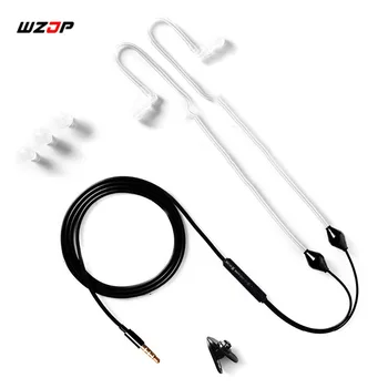WZJP Top Quality In-ear Radiation Protection Tactical hunting Earphone ушите с пшеница двустранен за универсален телефон