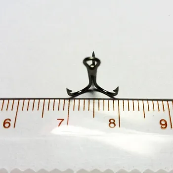 2020NEW Black Nickel treble hooks 10# high carbon steel 1000pcs Highquality, factory direct wholesale