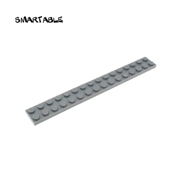 Smartable Plate 2X16 Building Block Part Toys For Kids Educational Creative Compatible Major Brands 4282 MOC GIFT Toys 10 бр./лот