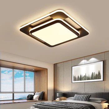 Nordic Modern Acrylic LED таван, осветителни тела за спалнята и хола на публиката кухня, бар плафониери лампа се прилага към AC90-260V