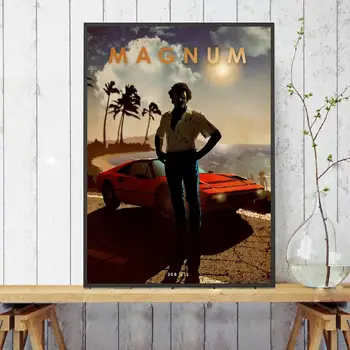 Magnum Платно Живопис Movie Car Art Print Poster Картина Стенни Модерен Минималистичен Спалня Декорация На Всекидневна