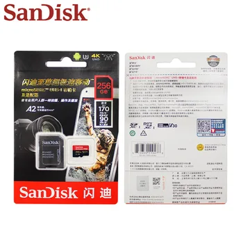 Пясъци 256GB Micro SD Card 400GB TF Card 128GB UHS-I SDXC Card 64GB Memory Card A2 U3 Флаш Карта за телефон Tablet PC