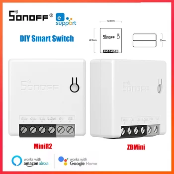 SONOFF Wifi Mini / Zigbee Mini САМ Smart Switch за двустранно управление на Smart Home Automation работи с приложение на Алекса Google Home eWelink