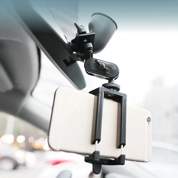 Колата огледалото за обратно виждане на Притежателя на телефона регулируема рекордер за автомобил за мобилен телефон скоба багажник универсален многофункционален нещастници скоба