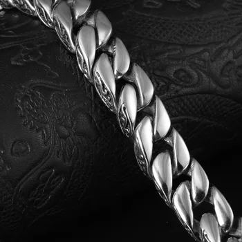 Модни мода за мъже титан Стоманена гривна дантела Тотем Титановая стомана чист цвят лесен за самоличност мъжки ръка бижута