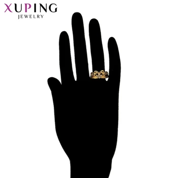 Xuping европейски стил за жени годежни пръстени нов прием на Фабрично форми на модерни синтетични кубични циркониеви бижута подаръци 15975