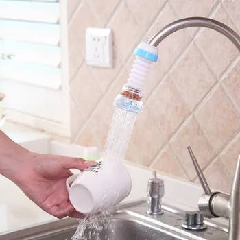 Домакински кран филтър анти-спрей shower bathroom отточна тръба на шарнирна връзка кран, удължител за кухня пластмасов предпазител на вода