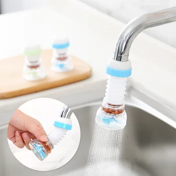 Домакински кран филтър анти-спрей shower bathroom отточна тръба на шарнирна връзка кран, удължител за кухня пластмасов предпазител на вода