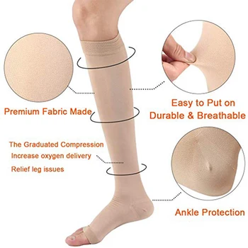 CXZD медицински разширени вени чорапи налягане медицински еластични чорапи сън разширени вени чорапи компресия чорапи