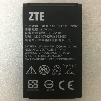 3.7 V 1000mAh Li3710T42P3h553457 mini Battery Highquality For ZTE Replacement Battery Backup