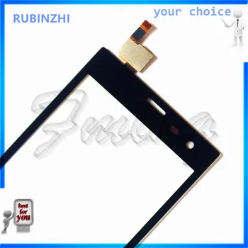 RUBINZHI Moible Телефон сензорен екран Сензор за Highscreen Zera S REV.S Сензорен Екран Дигитайзер, Тъчпад Замяна На Тъчпад
