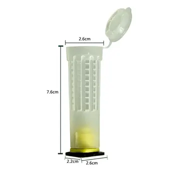 100шт пчеларство Queen Rearing System Queen Bee Cages Cell Cup Bee Tools защитно покритие Cell Catcher за пчеларство пчеларят
