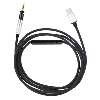 Подмяна на кабел за слушалки на Sennheiser HD598 HD558 HD595 HD518/579/599Headphone тел слушалки жак 2,5 мм до штекеру TYPE-C S