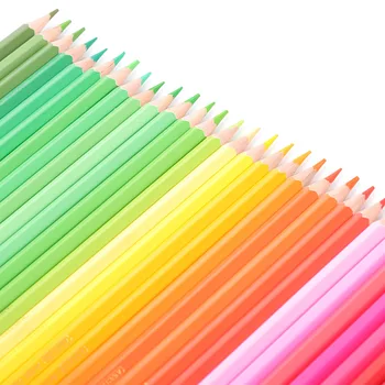 Цветни моливи kawai 120 броя маслени мастила цветни преливащи се цветове дръжки за деца на професионална Живопис Фигура училище канцеларски комплект