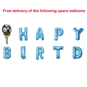 Томас Рожден Ден Облечи Балон Комбинация От Балон Набор От Украса На Партията Честит Рожден Ден На Темата