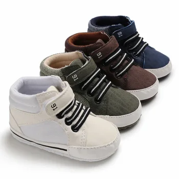 Безплатна доставка 1 двойка First Walkersr Baby boy Shoes prewalker меки обувки,децата Пролет деца/новородени легло обувки
