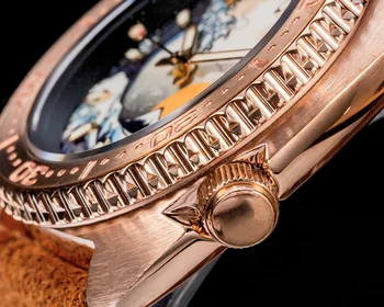Сапфировые мъжки бронзови Костенурка гмуркане часовници Kanagawa Zifferblatt ретро CUSN8 бронзов корпус NH35 механизъм за самостоятелно ликвидация мъжки ръчен часовник 200м
