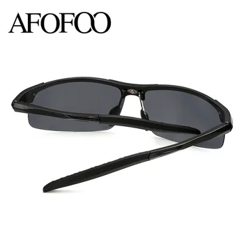 AFOFOO алюминиево магниевые поляризирани слънчеви очила на марката дизайн класически мъжки слънчеви очила за шофиране високо качество UV400 нюанси очила
