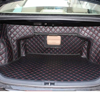 Lsrtw2017 кожена багажника на колата мат карго подложка за Toyota Camry XV50 2012 2013 2016 2017 килим Килим аксесоари за интериора