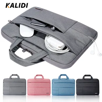 KALIDI водоустойчива чанта за лаптоп чанти за дамски чанти платно компютърни чанти, Чанти за лаптопи 13 14 15 инча дамски чанти