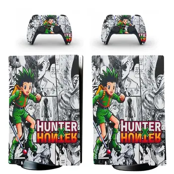 Hunter X Hunter PS5 Digital Edition Skin Sticker Термоаппликационная Капак за конзолата PlayStation 5 и 2 контролери PS5 Skin Sticker