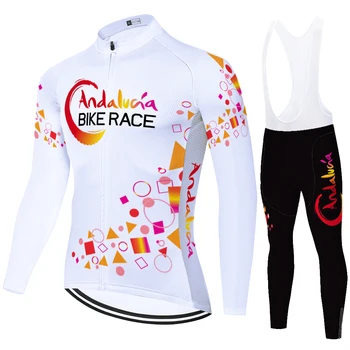 Испания екип ropa de ciclismo hombre 2020 мтб лято пролет Андалусия колоездене Джърси мъжете 20D гел pad quick dry uniforme ciclismo