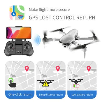 2020 нов F3 Drone GPS 4K 5G WiFi Live Video FPV Quadrotor полет 25 минути Rc на разстояние от 500 м широкоъгълен HD двойна камера