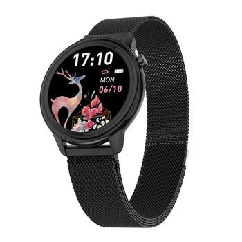 Smartwatch Lady характеристики следи температурата на тялото HR налягане напомняне за повикване тракер, умни часовници за жени Xiaomi IOS PK KW20 M4