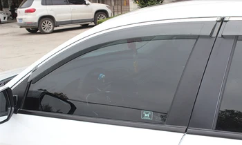 За Subaru Legacy седан шесто поколение-2019 пластмасов външен козирка вентилационни завеси на прозореца защита от Слънце и дъжд дефлектор 4шт