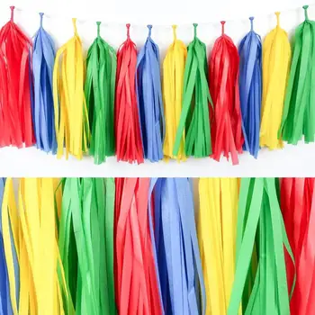 Цветни парти набор от латекс балони честит Рожден Ден банер градивен елемент на децата тухли и блок украса бебе душ