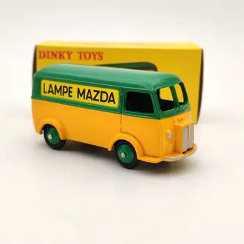 1/43 Atlas Dinky Toys 25B за P~geot Fourgon Tole D. 3.A LAMPE MAZDA Green Diecast Auto Car Gift Collection