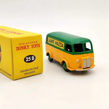1/43 Atlas Dinky Toys 25B за P~geot Fourgon Tole D. 3.A LAMPE MAZDA Green Diecast Auto Car Gift Collection