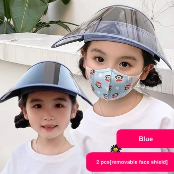 USPOP 2020 Sun caps for children kid summer hats 2 бр капачка за защита на лице, шапки с лицето щиткой
