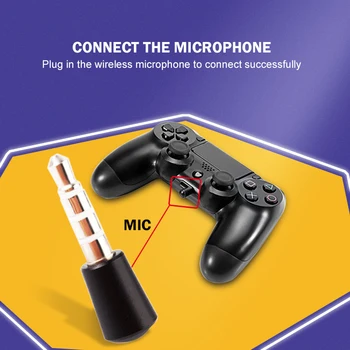 Безжичен USB / Type-C Bluetooth адаптер за PS4 конзола конвертор за Nintendo преминете на аудио приемник за PC предавател с микрофон