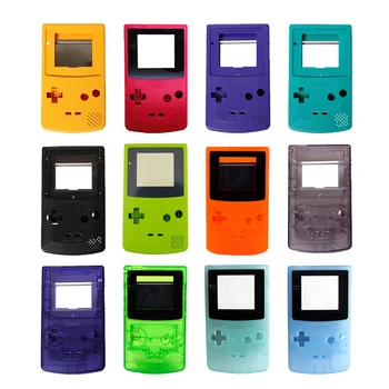 100 комплекти за много високо качество на 13 цвята на корпуса черупки резервни части на кутията за G-B-C Case Pack за Gameboy Color Shell