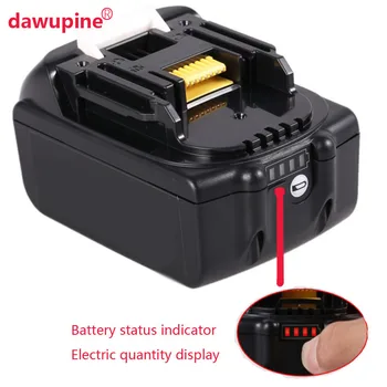 Dawupine Li-ion Battery Case Charging Защита Circuit Board Label Box For Makita 18V BL1830 3.0 5.0 Ah Ah Battery LED Indicator